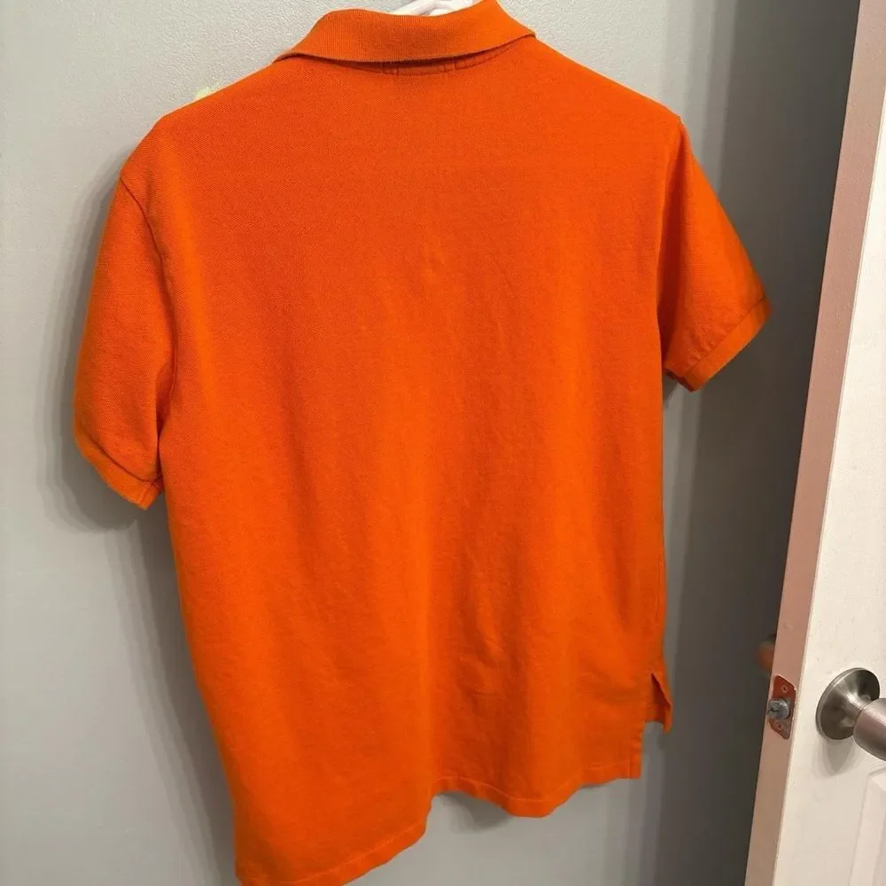 Orange Polo Ralph Lauren polo shirt Size LG